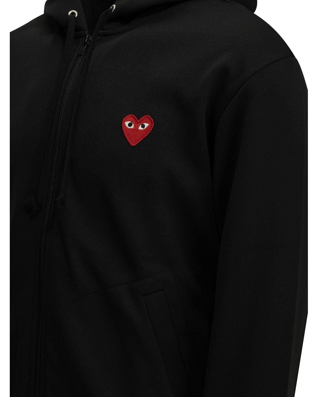 COMME DES GARÇONS PLAY Black Heart" Hoodie for men