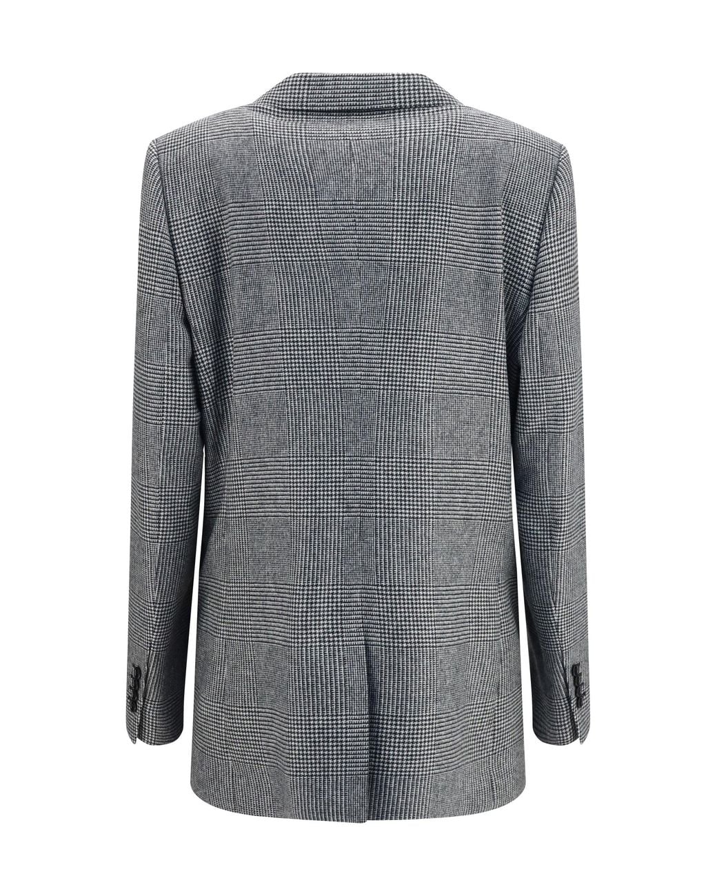 Dolce & Gabbana Gray Dolce & Gabbana Prince Of Wales Single Breasted Blazer