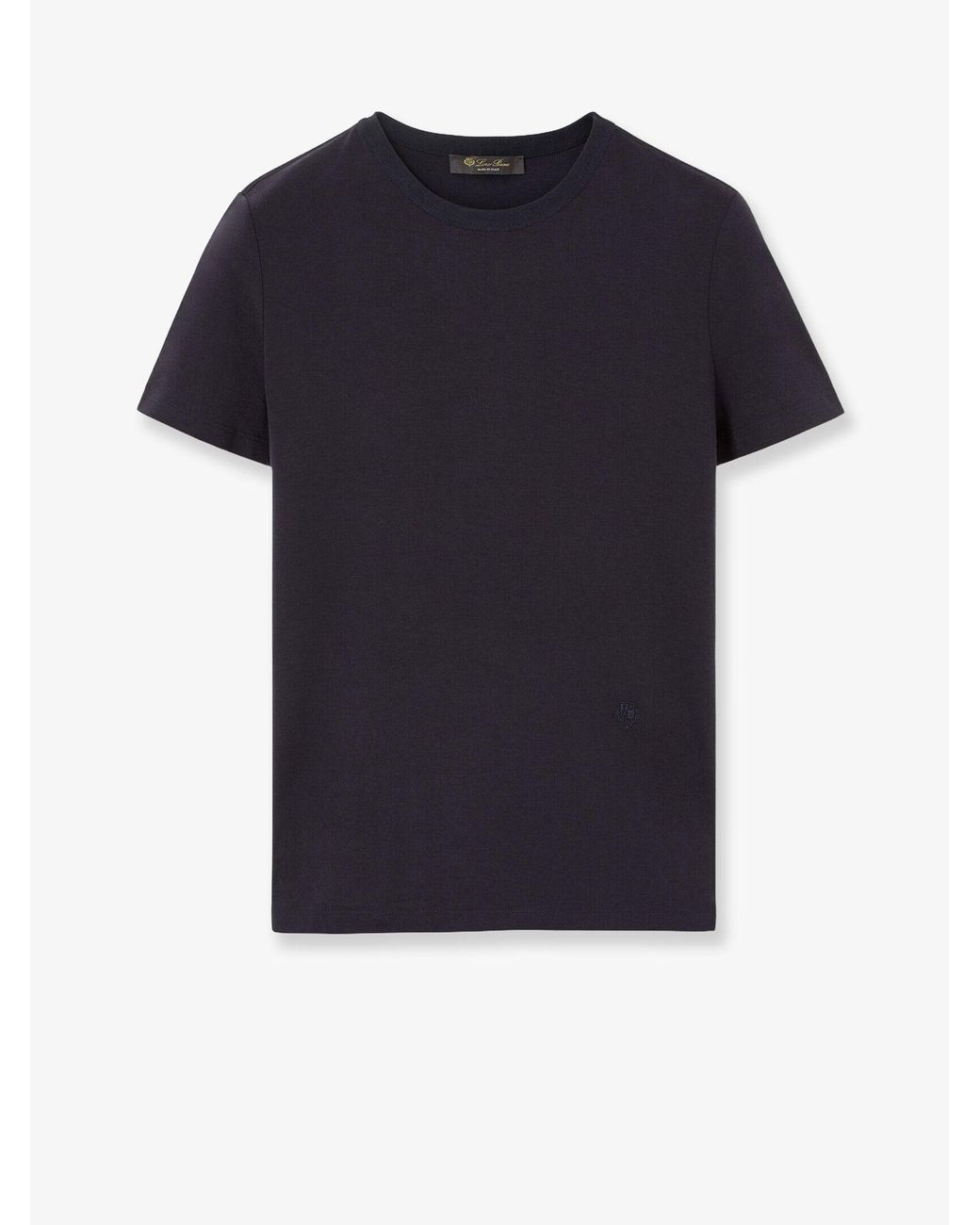 Loro Piana Blue Cotton T-Shirt