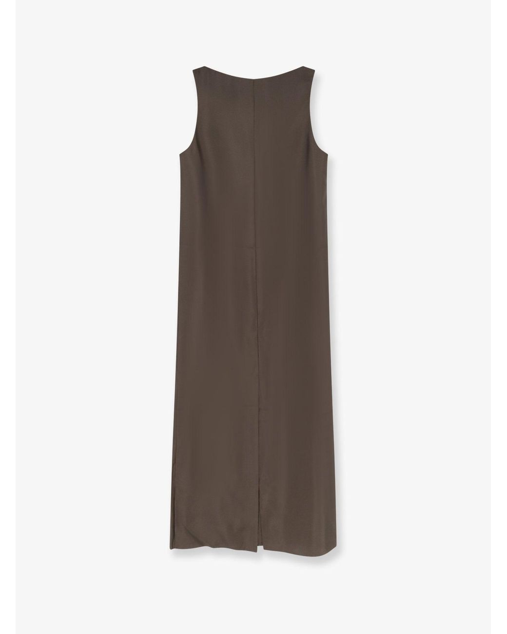 Rohe Brown Long Silk Dress