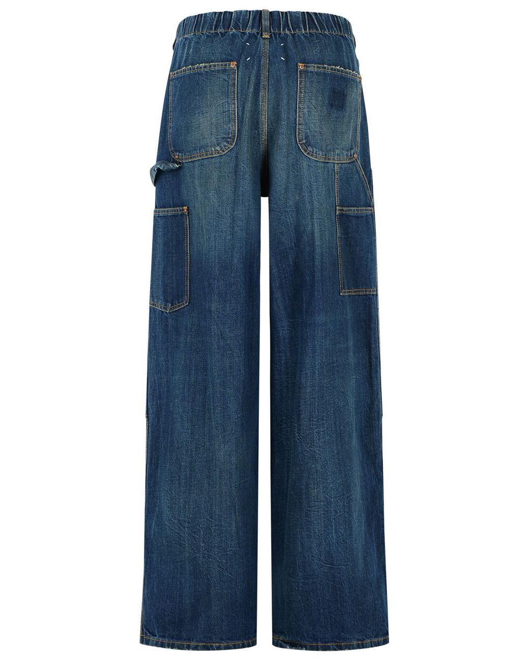 Maison Margiela Blue 'Carpenter' Cotton Jeans