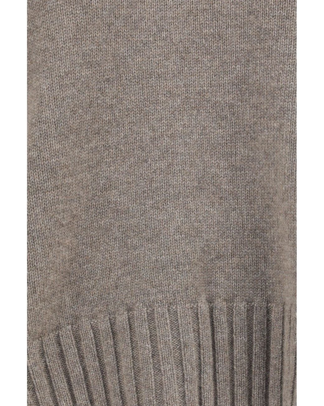 Malo Gray Cashmere Crew Neck Sweater