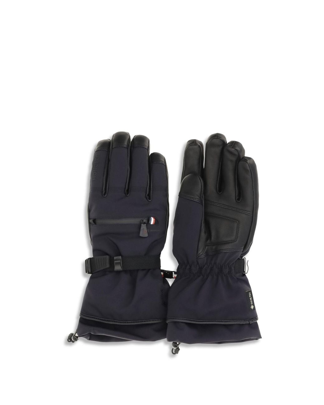Moncler Black Stretch-Nylon Padded Gloves for men