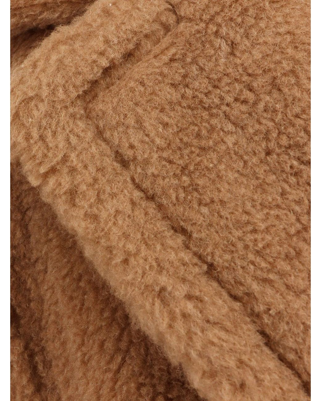 Max Mara Brown Teddy Camel And Silk Oat