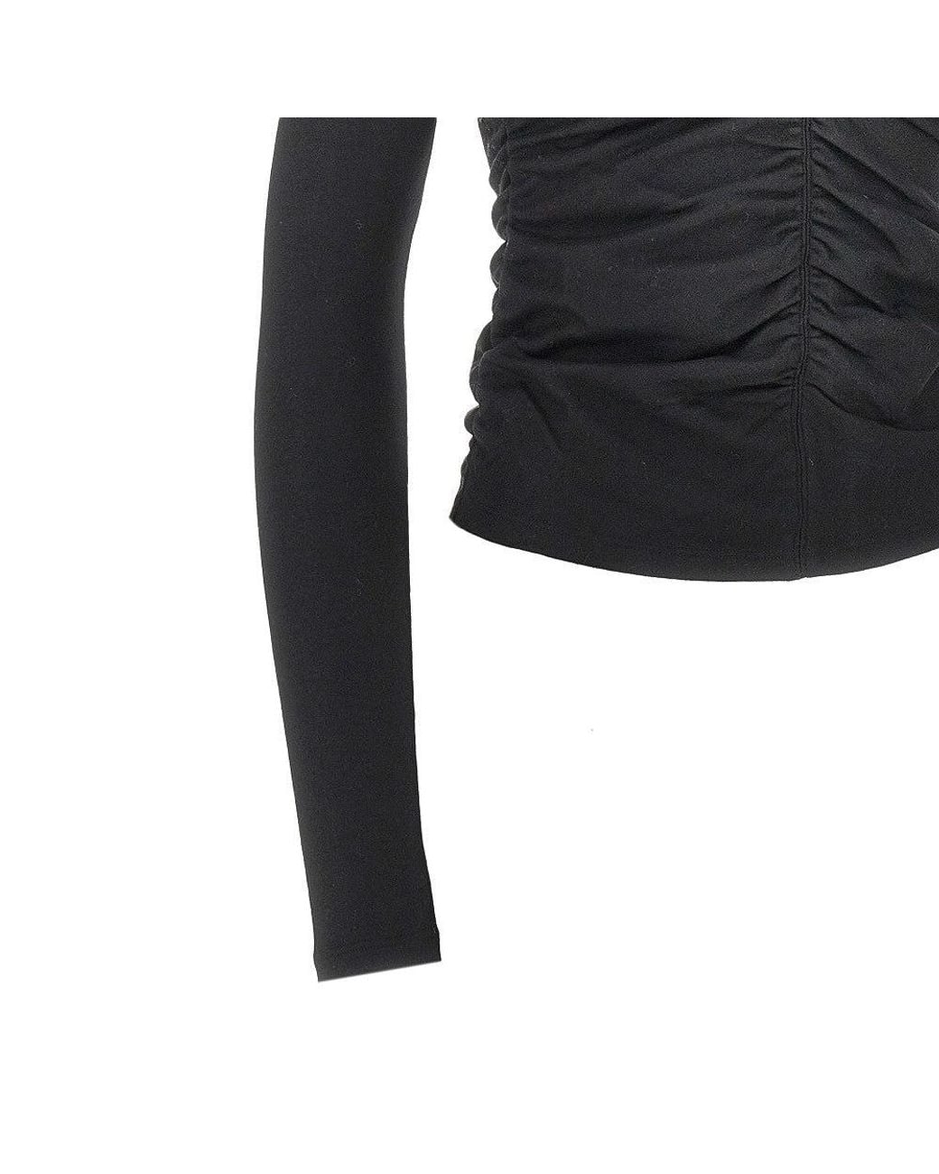 Isabel Marant Black Delesa Gathered Top