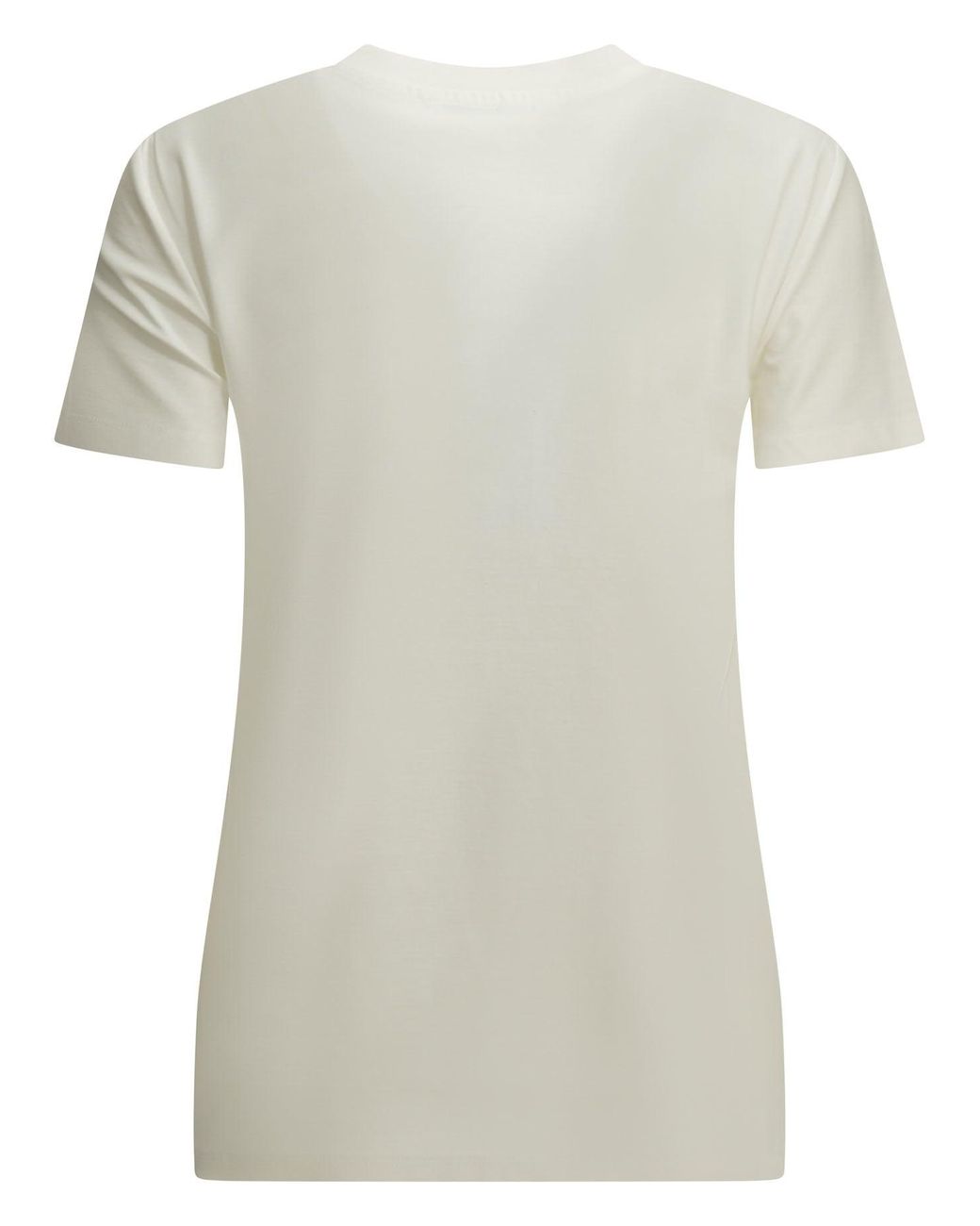 Max Mara White Crewneck T-Shirt