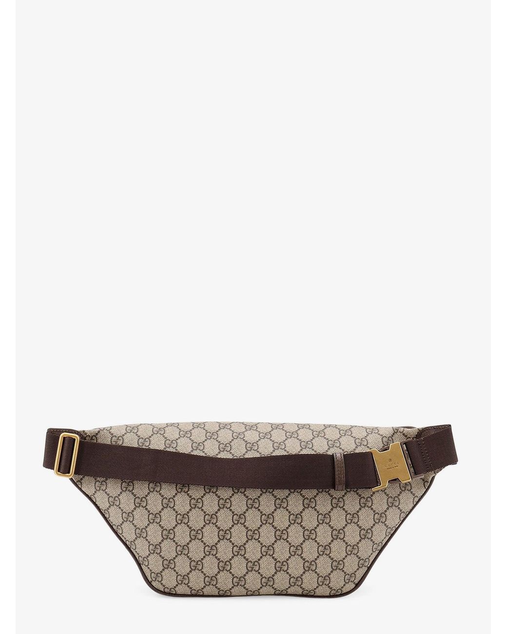 Gucci Gray Ophidia Gg Coated Canvas Belt Bag for men