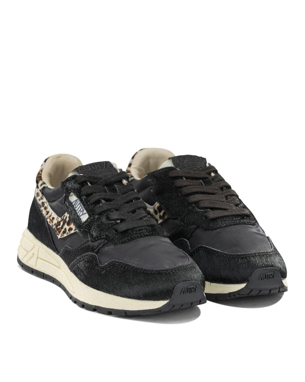 Autry Black "Reelwind" Low-Top Sneakers