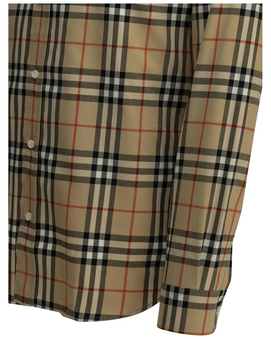 Burberry Natural "Robert" Casual Shirt for men
