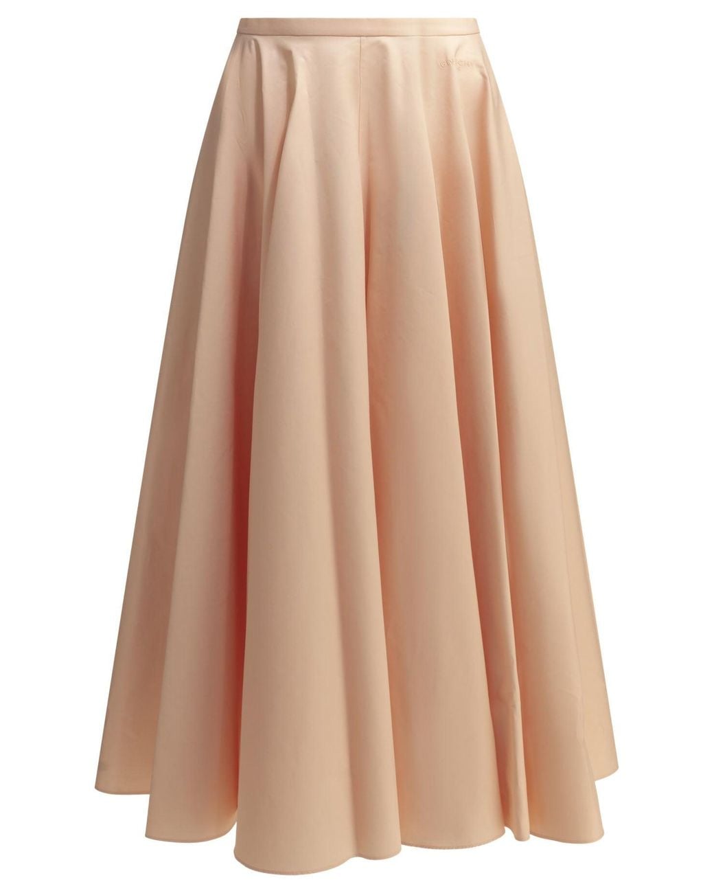 Givenchy Natural Long A-Line Skirt