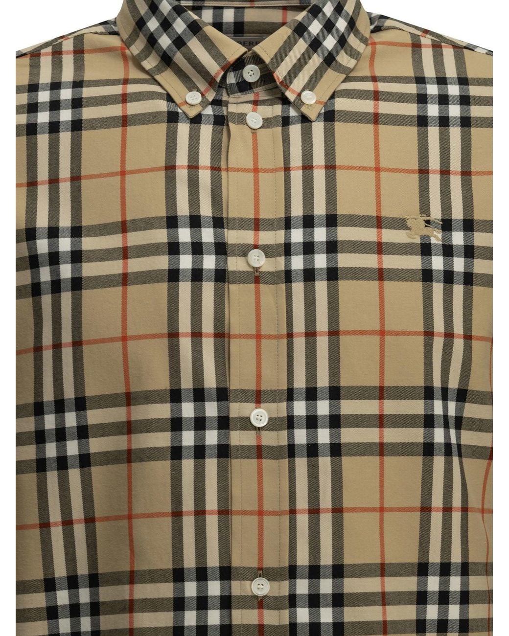 Burberry Natural "Robert" Casual Shirt for men