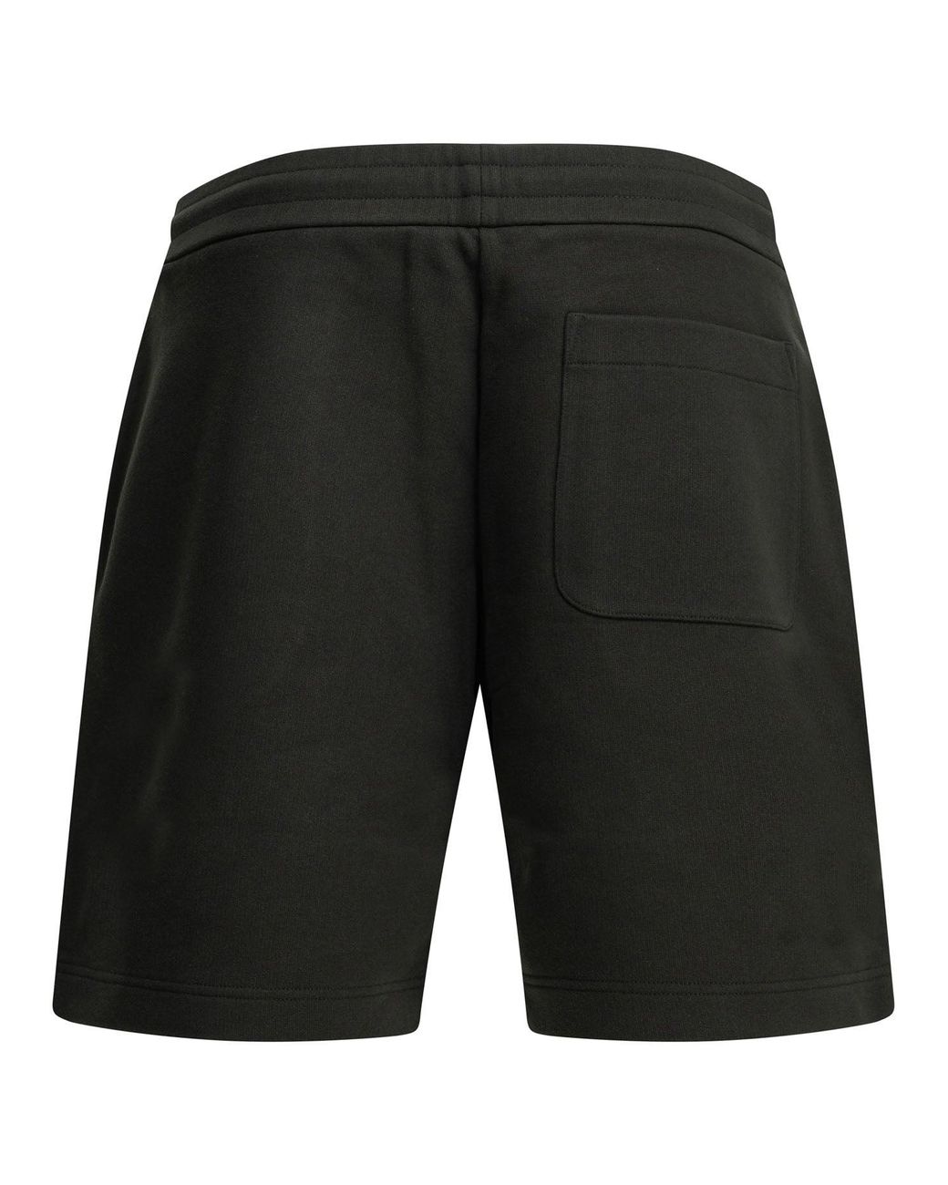Moncler Black Logo Shorts for men
