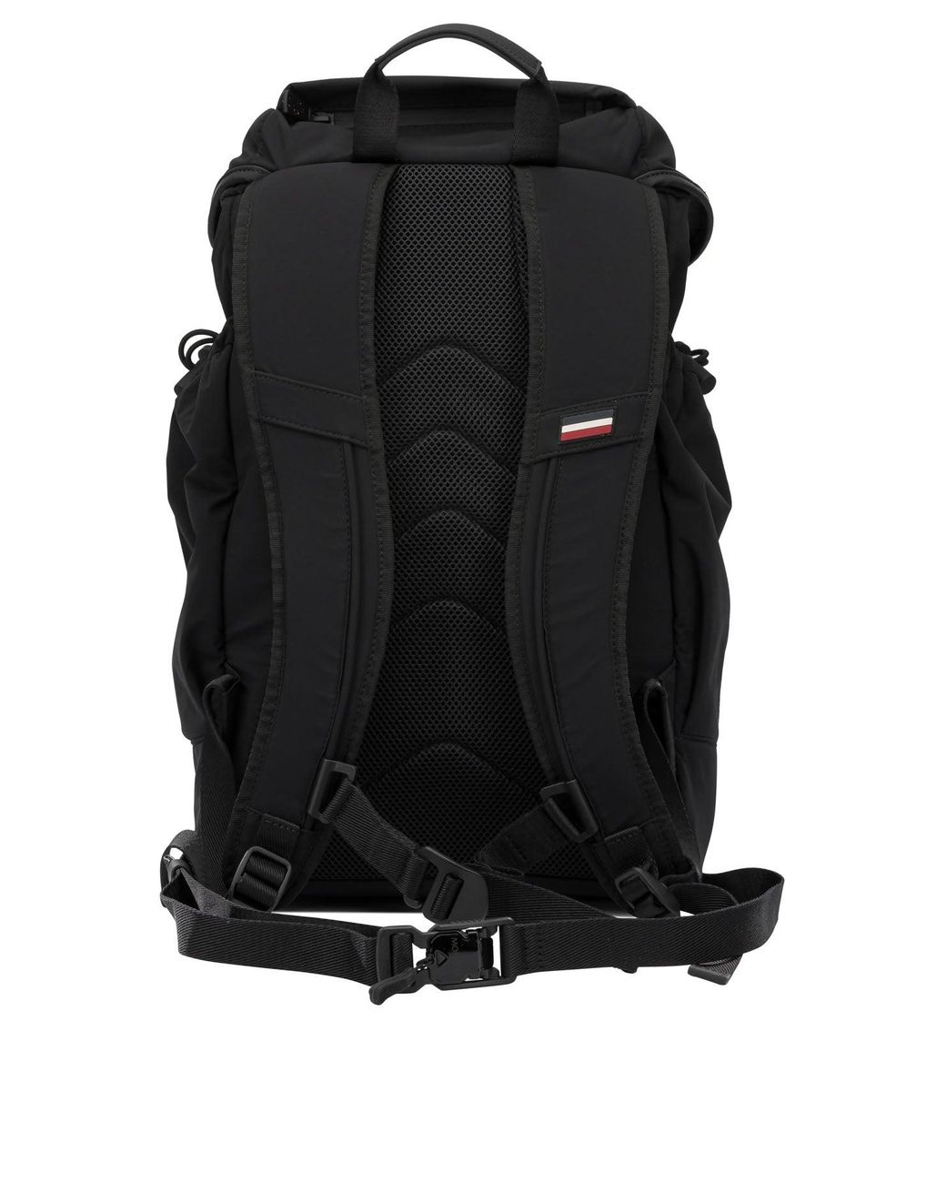 Moncler Black Sports Backpack With Logo