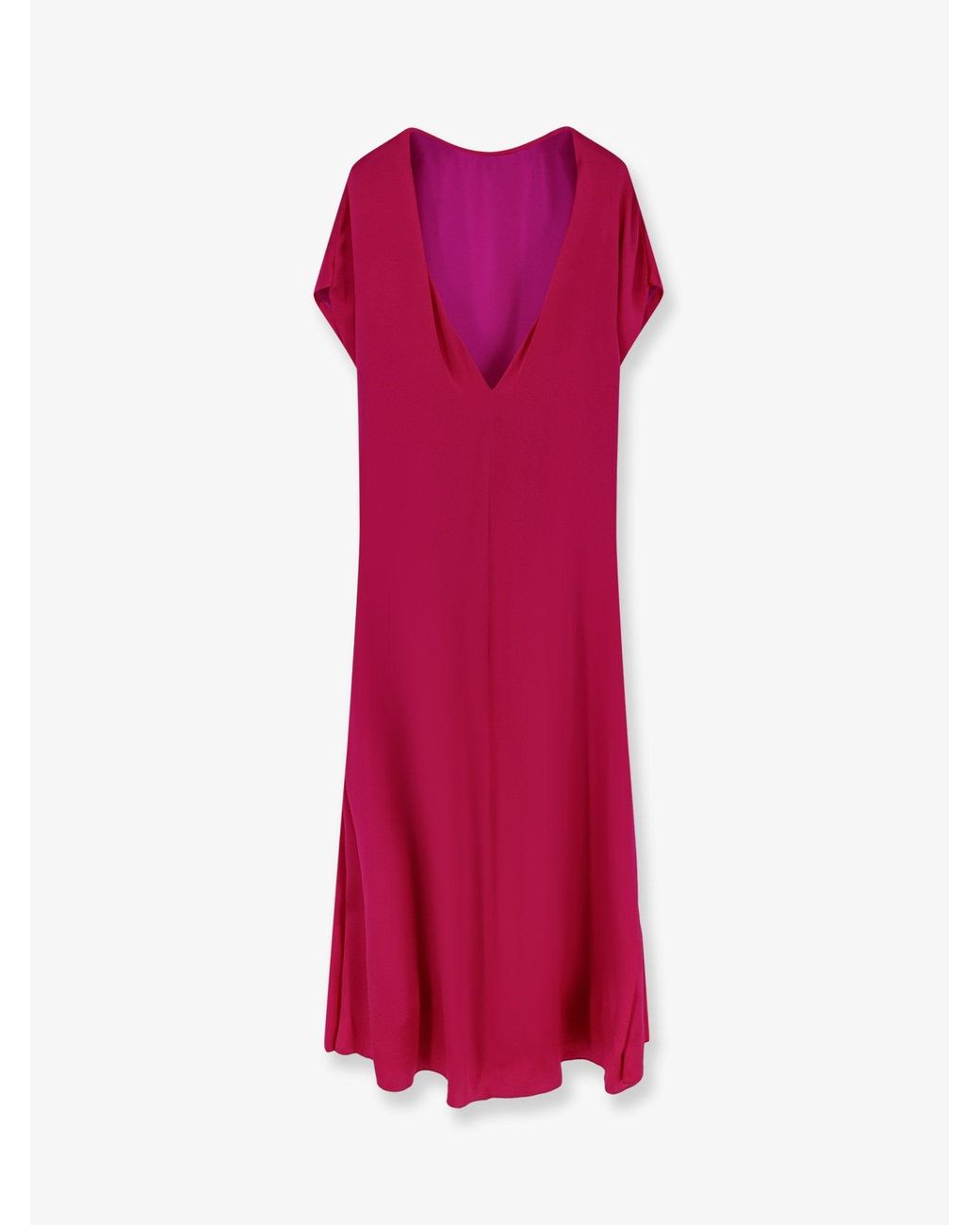 Dries Van Noten Pink Diria Silk Dress