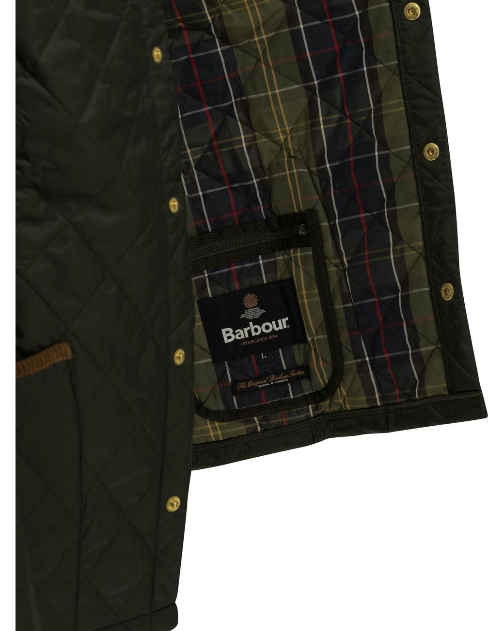 Barbour Green "Liddesdale" Quilted Jacket