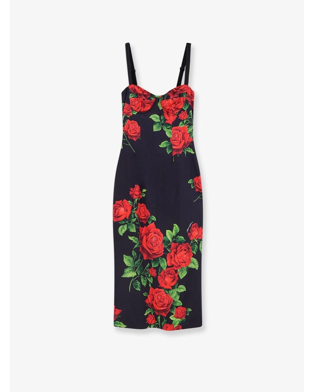 Dolce & Gabbana White Dolce & Gabbana Stretch Silk Dress