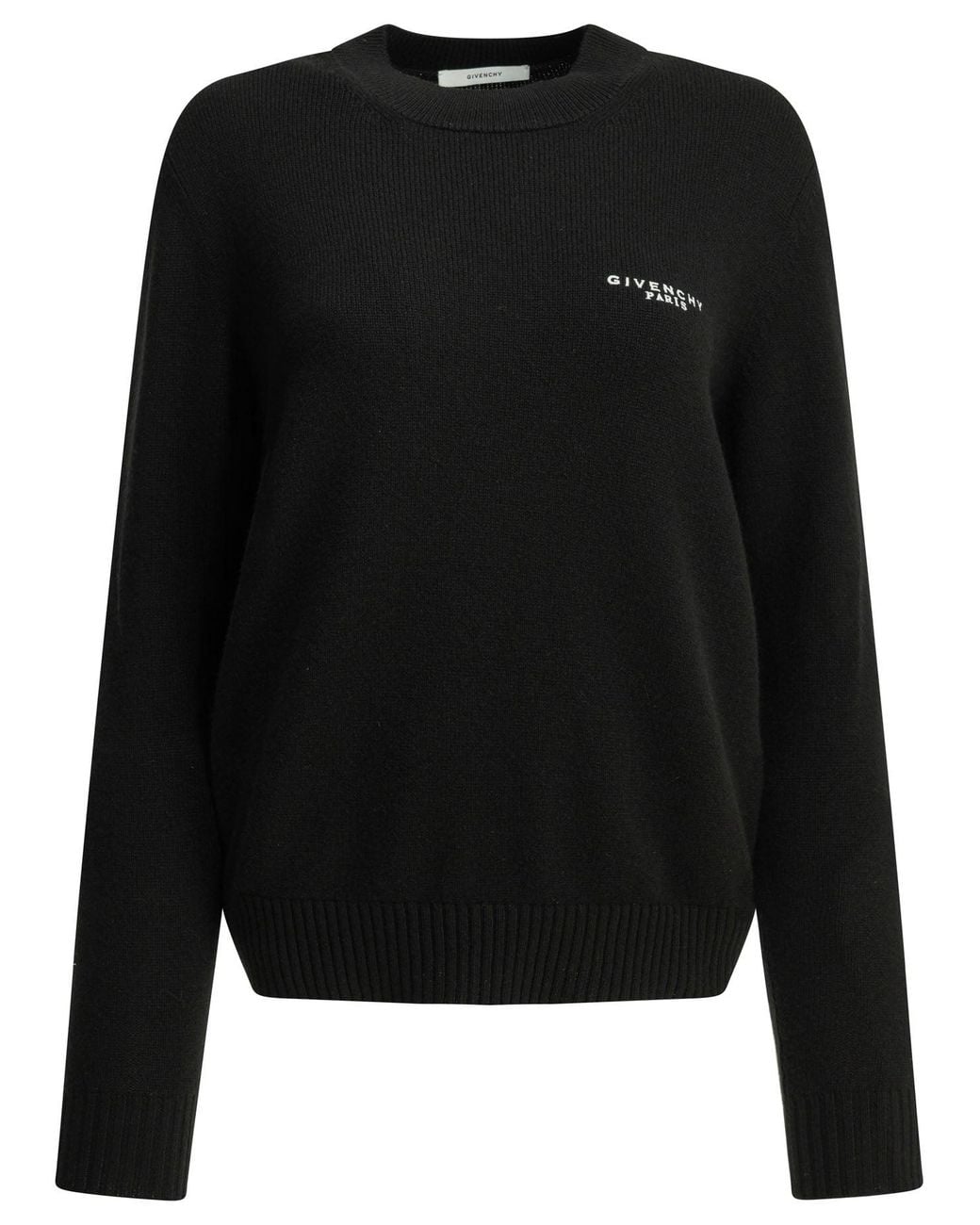 Givenchy Black Crew-Neck Sweater With Logo