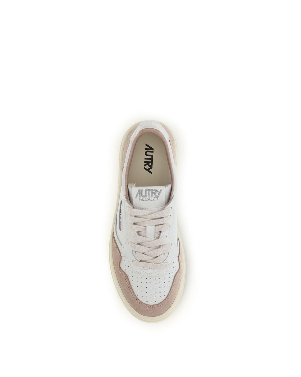 Autry White Medalist Low Leather Sneakers/Phard