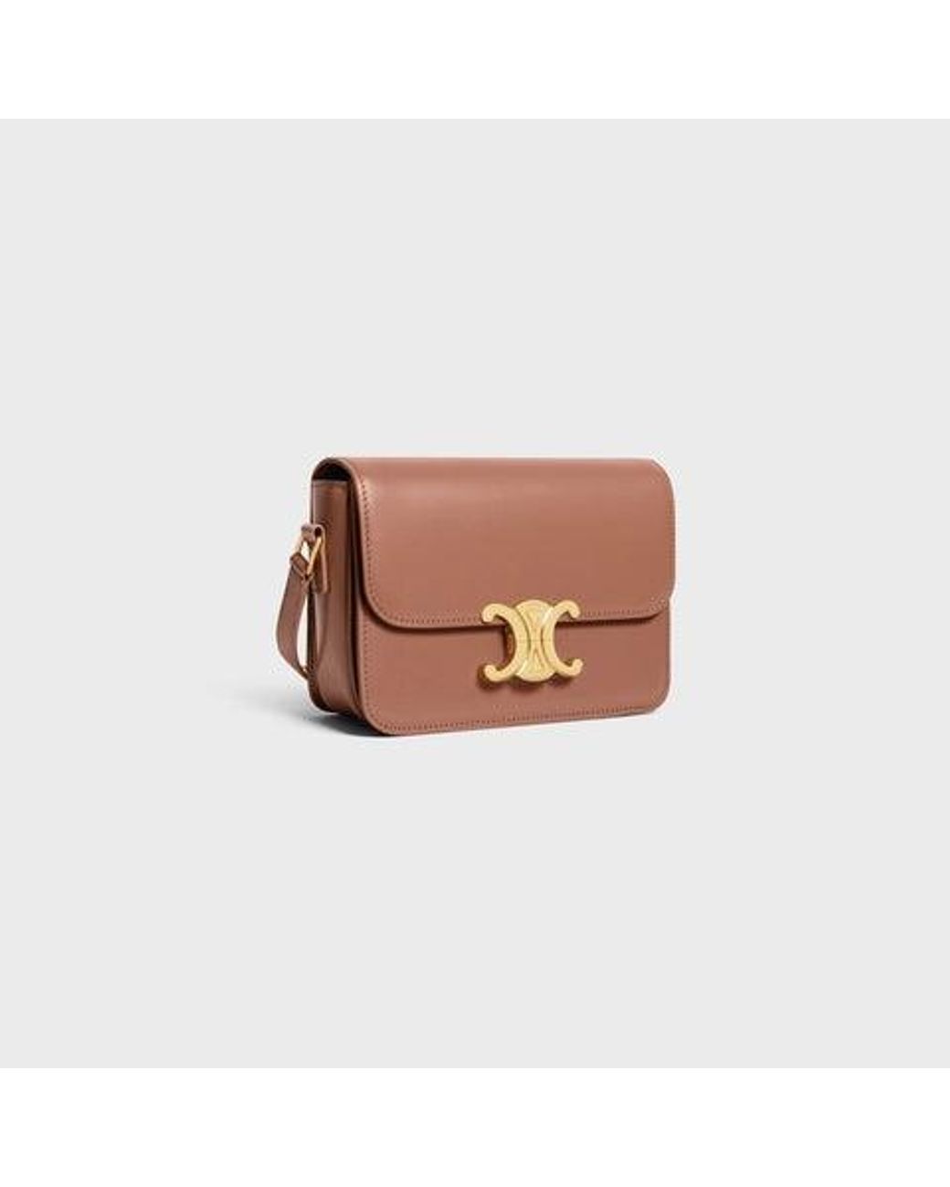 Céline Brown "Teen Triomphe" Crossbody Bag