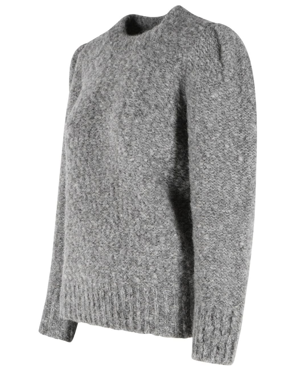 Isabel Marant Gray 'Emma' Virgin Wool Blend Sweater