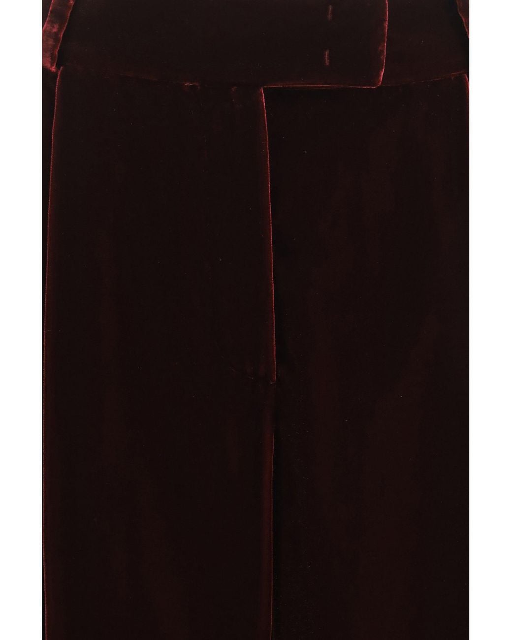 Giorgio Armani Purple Wide Leg Pants With Double Pleats