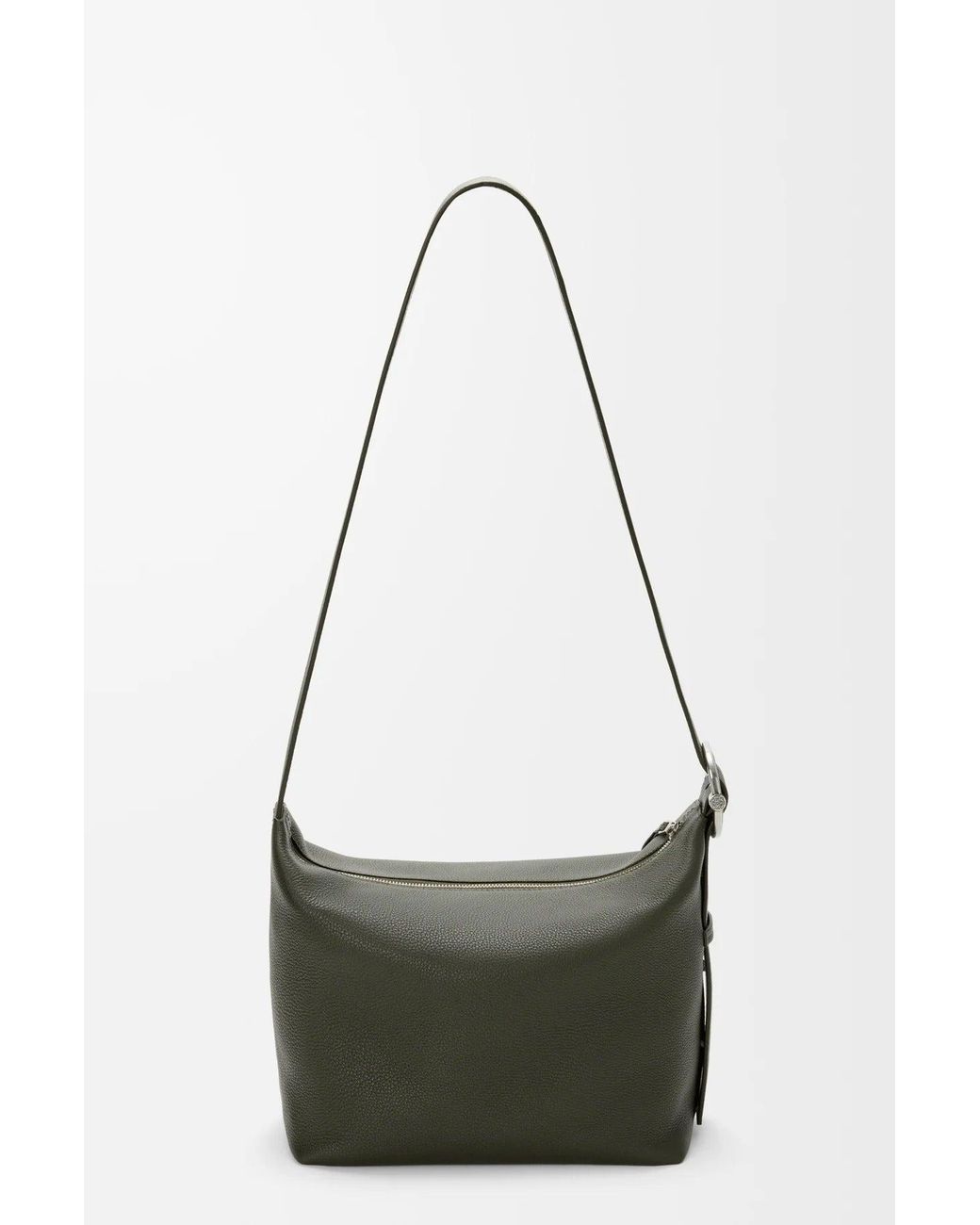 Loewe Metallic Hobo Loop Small Shoulder Bag Dark Khaki for men