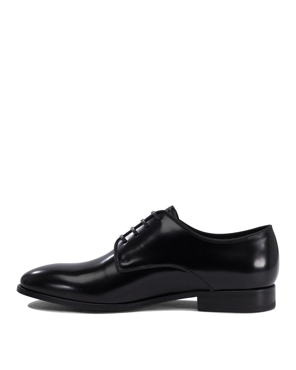 Fabi Black Lace-Up Shoes for men