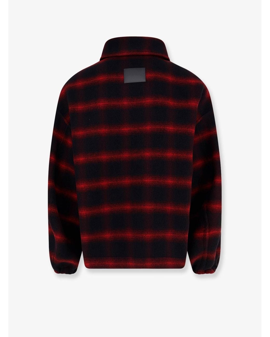 Balenciaga Black Slip-On Madras Wool Jacket for men