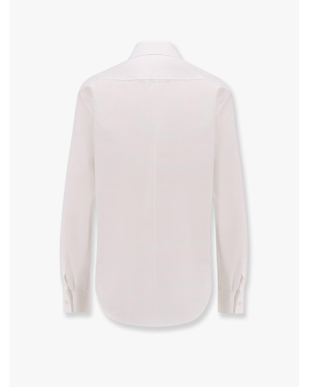 Dior White Dior Cotton Shirt With Bee And Monogram Embroidery