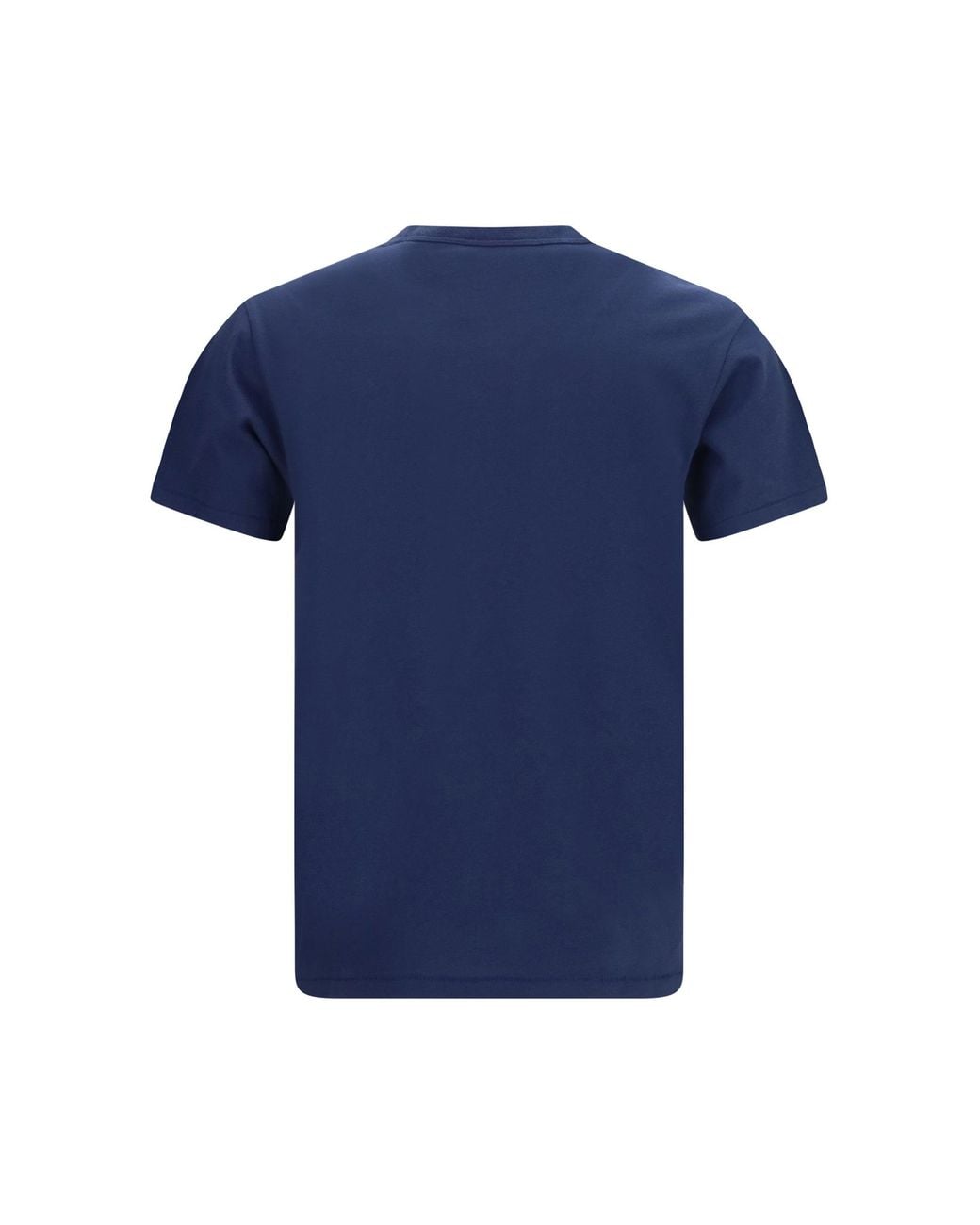KENZO Blue Tulip Embroidered Cotton T-Shirt for men
