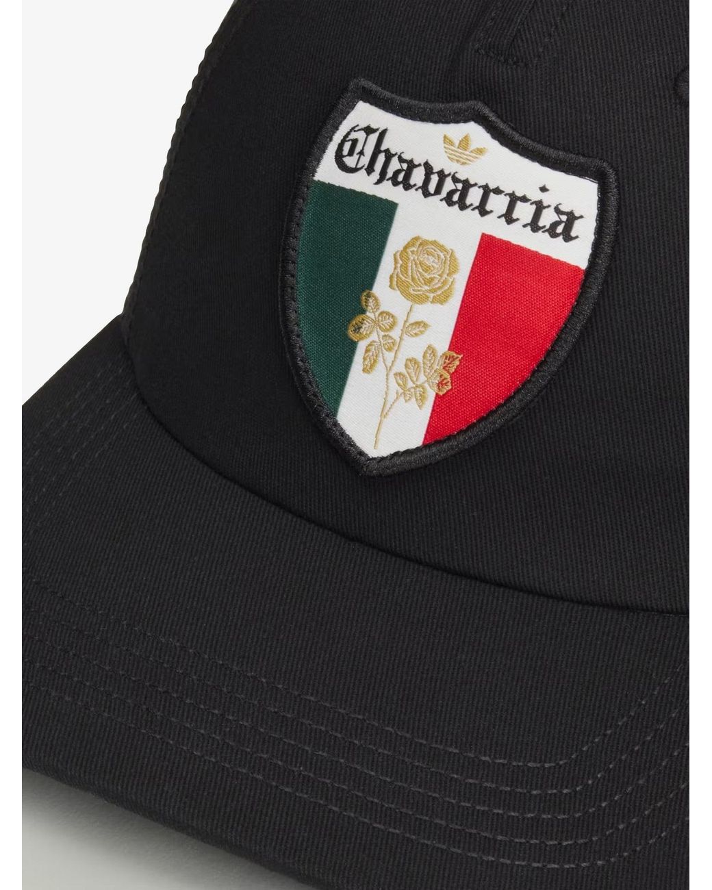 ADIDAS X WILLY CHAVARRIA Black Crest Cotton Baseball Hat for men