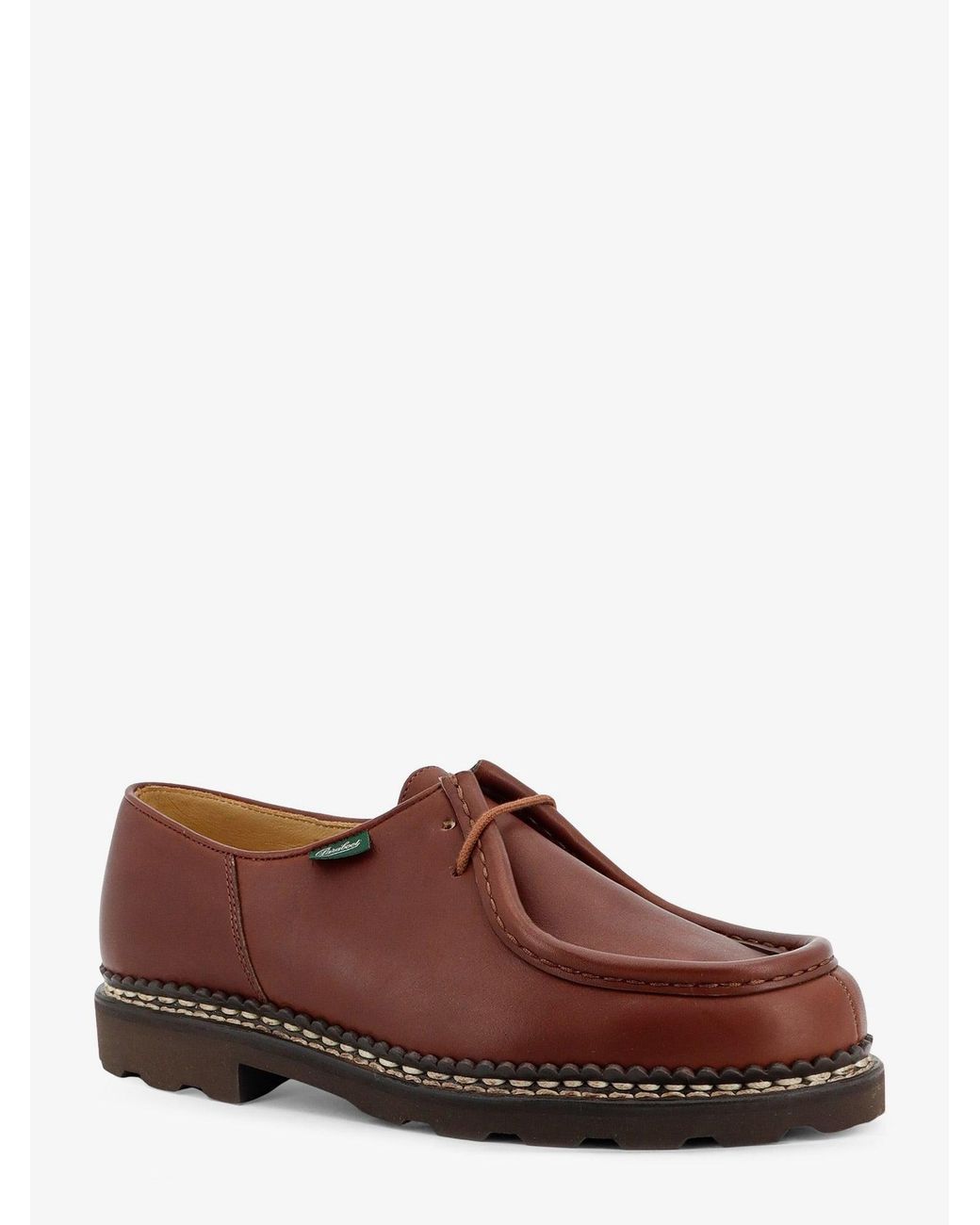 Paraboot Brown Michael Leather Lace-Up for men