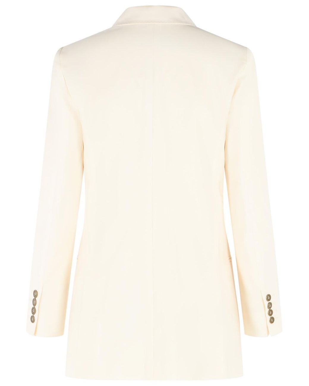 Max Mara Natural 'Bikini' Virgin Wool Blazer Ivory