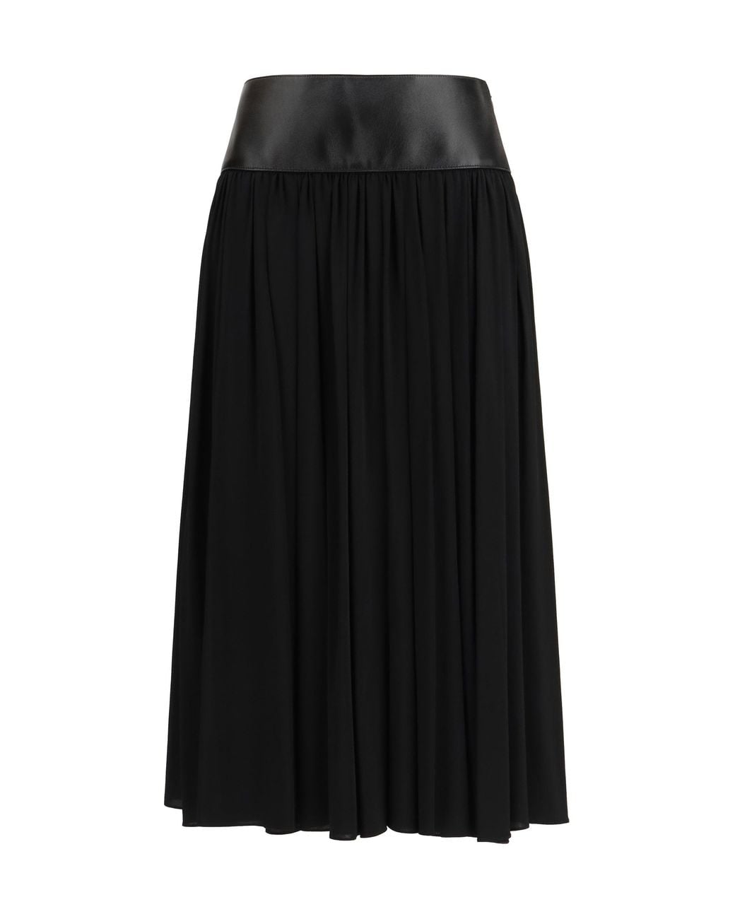 Alaïa Black Alaã¯A Skirt With Leather Belt