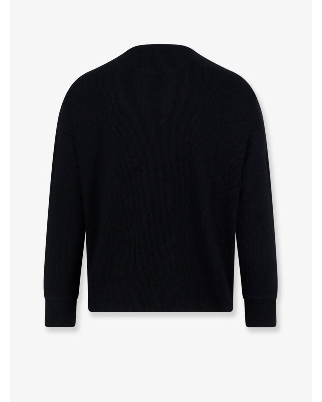 Loewe Blue Ribbed Cotton T-Shirt for men
