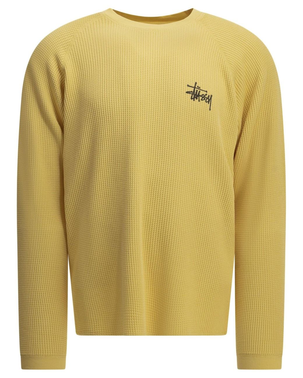 Stussy Yellow Knitwear Pale for men