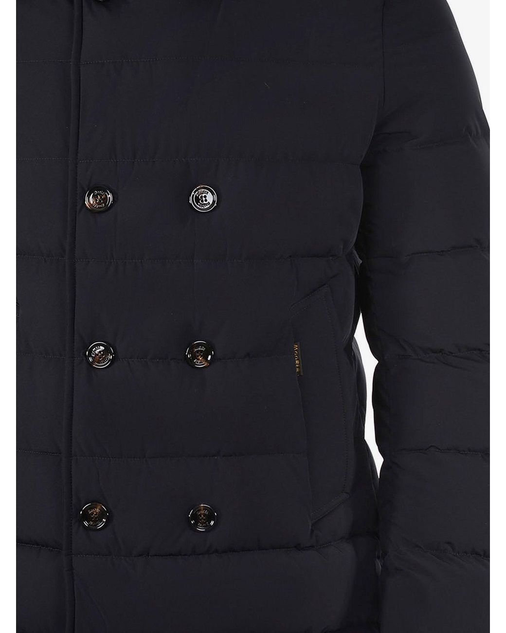 Moorer Blue Florio-Kn Quilted Down Jacket for men