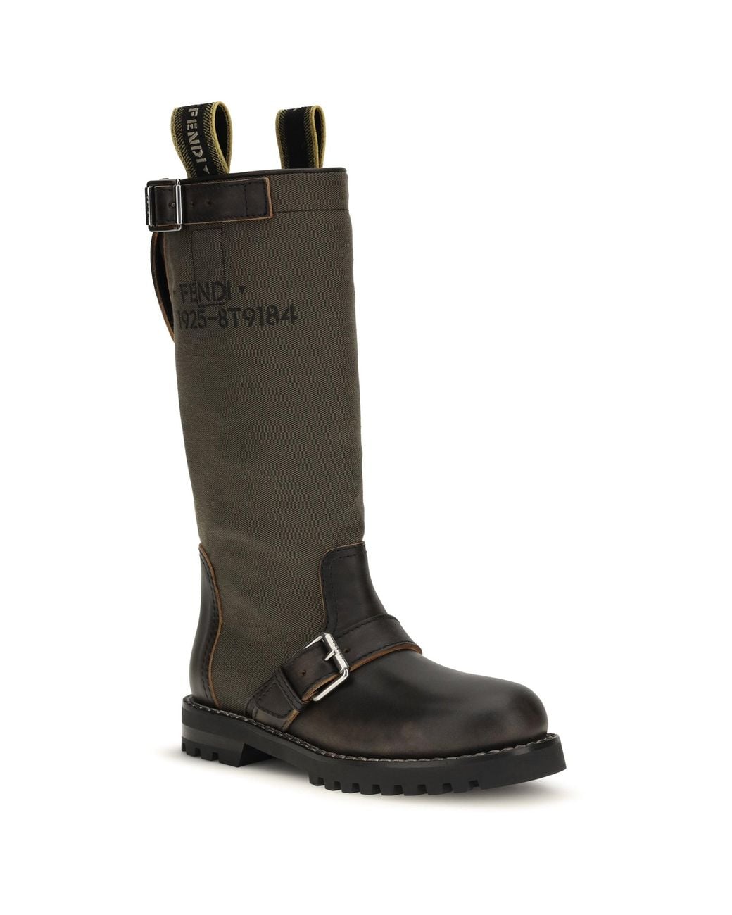 Fendi Black Commando High Boots