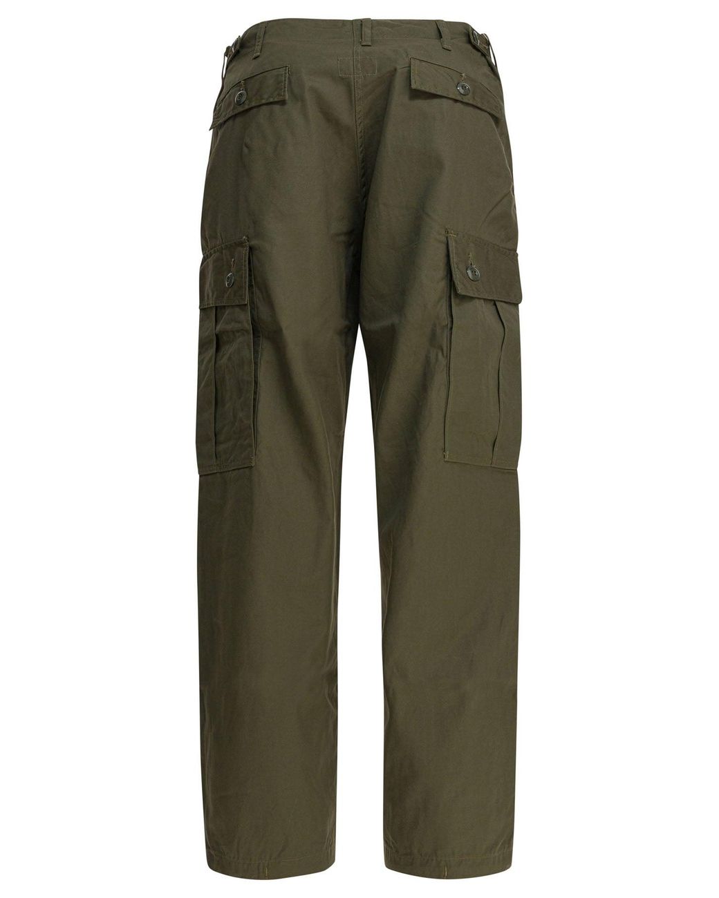 Buzz Rickson's Green Cotton Poplin Cargo Pants Trousers for men