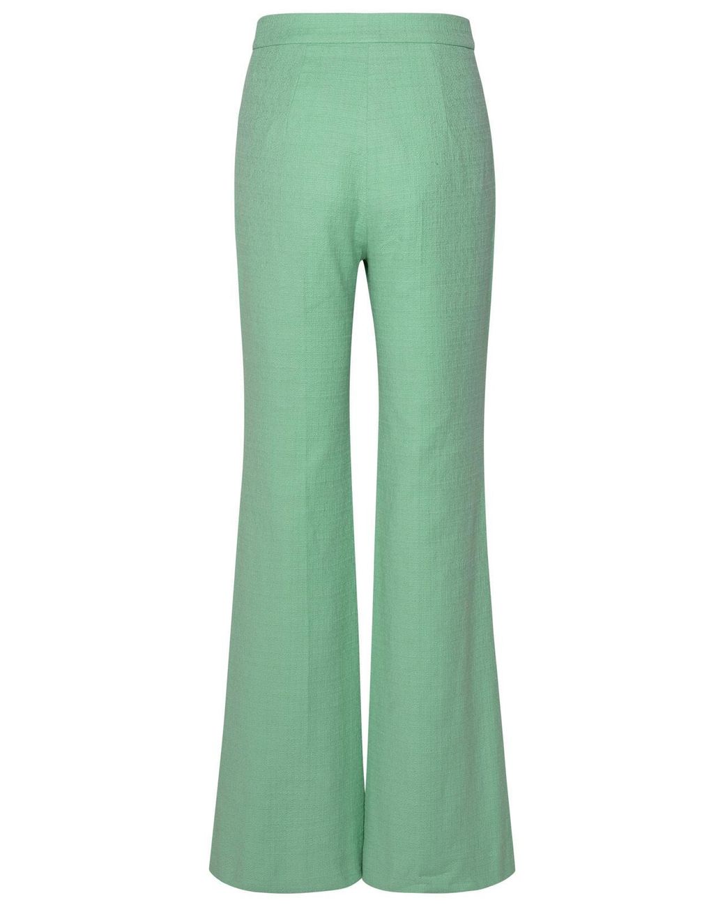 Patou Green Mint Cotton Blend Pants