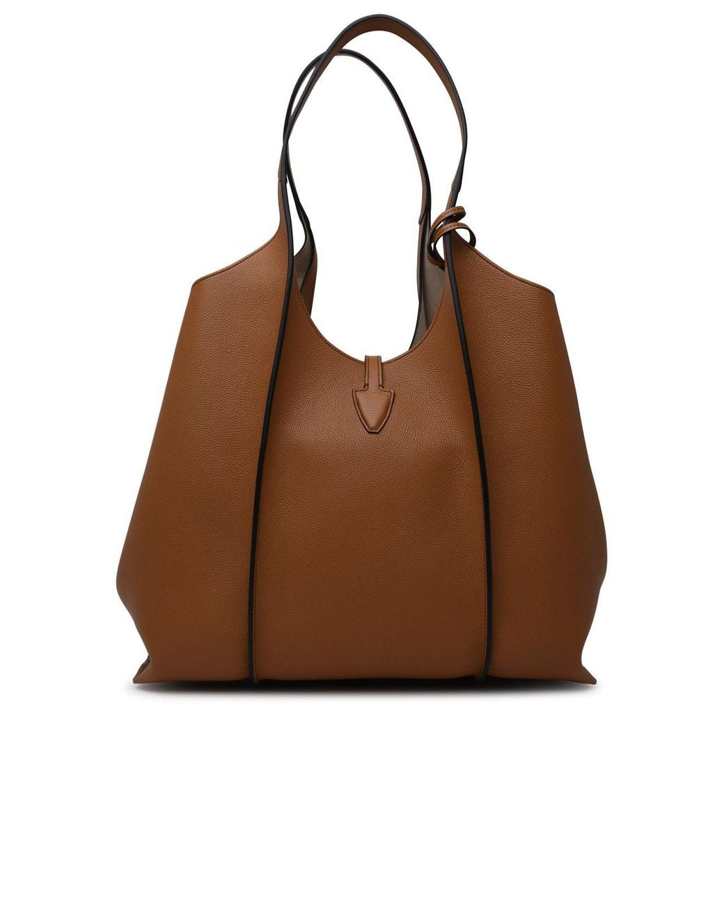 Tod's Brown Timeless Leather Shoulder Bag