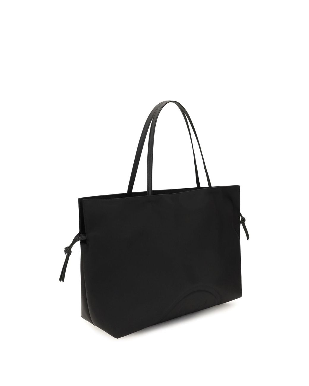 Tory Burch Black Ella Recycled Nylon Drawstring Tote