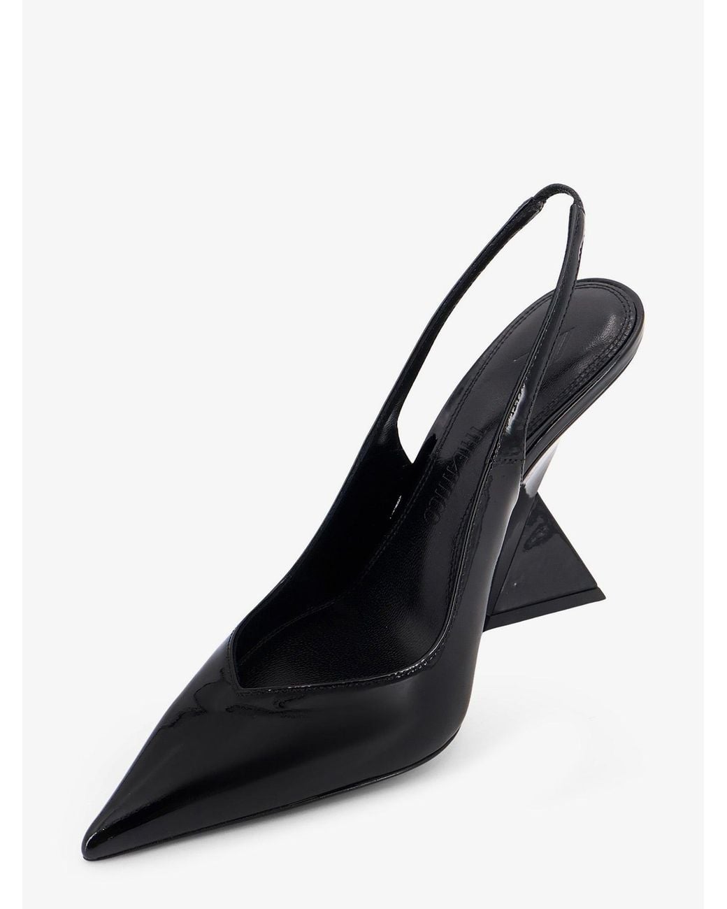 The Attico White Cheope Patent Leather Pumps