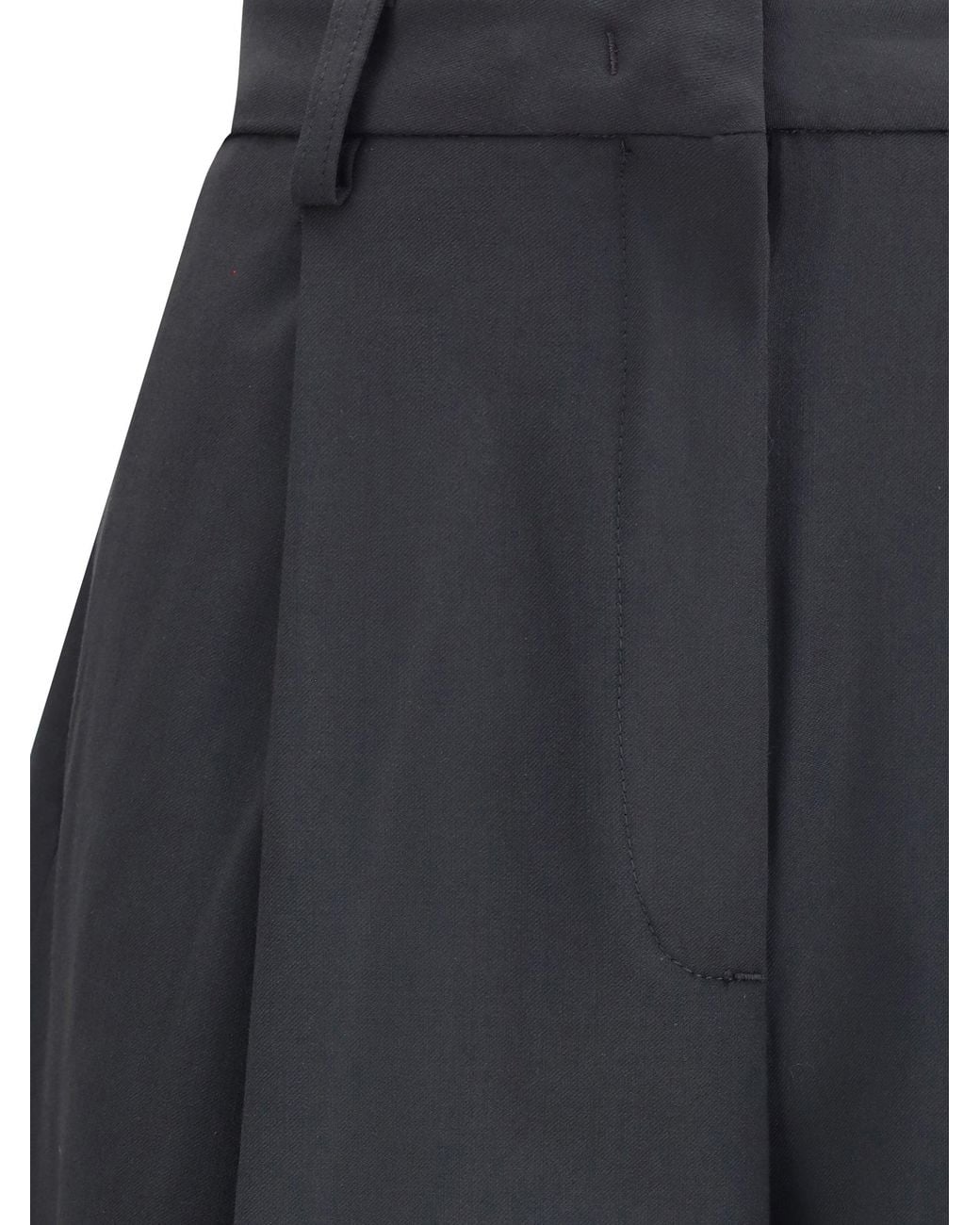THE LATEST Blue Pleated Pants