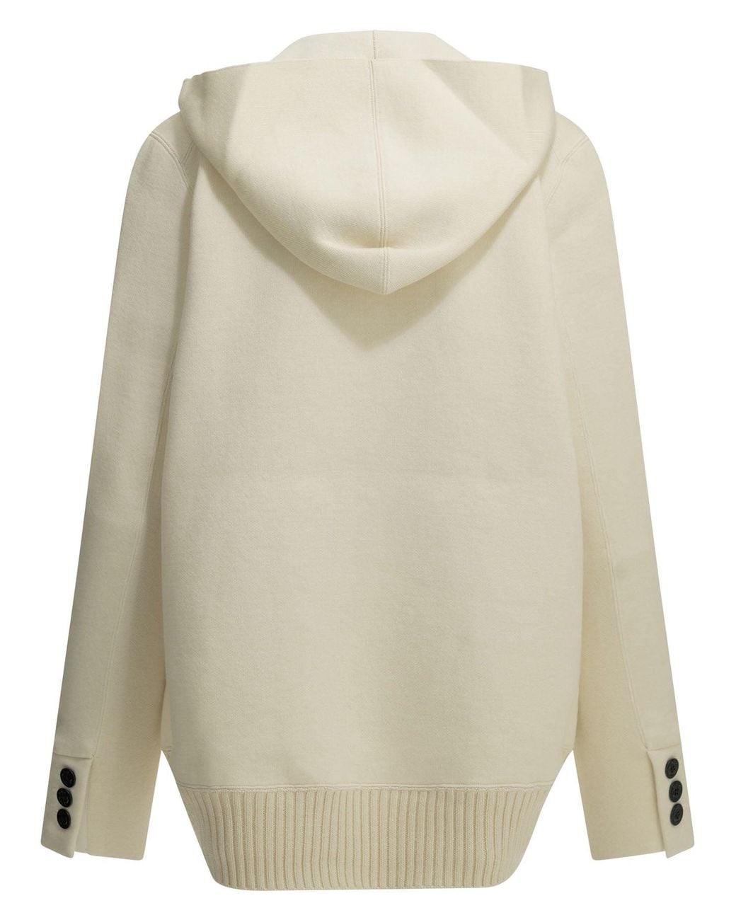 Sacai Natural Double-Breasted Blazer