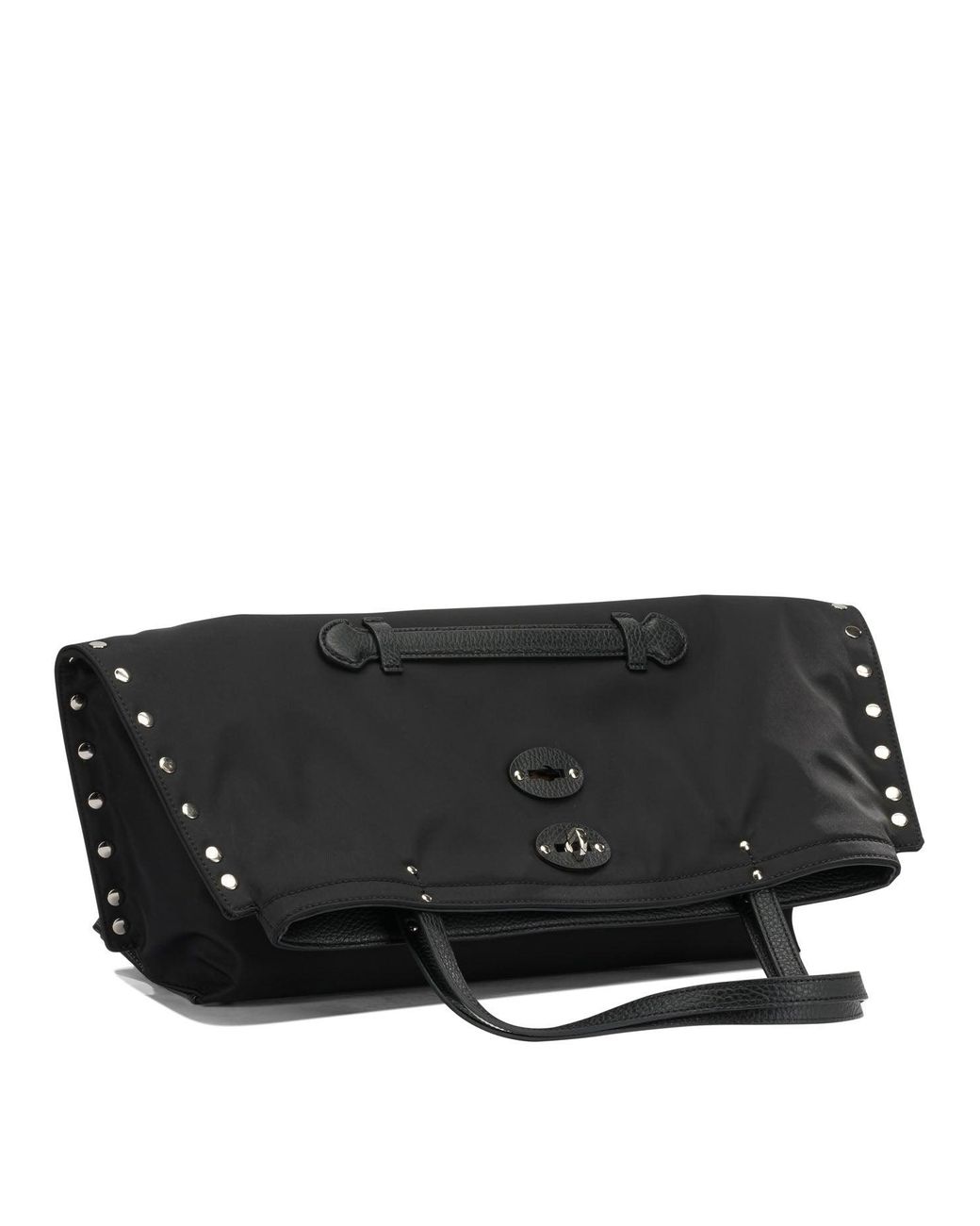 Zanellato Black Nylon Polyurethane Shoulder Bag
