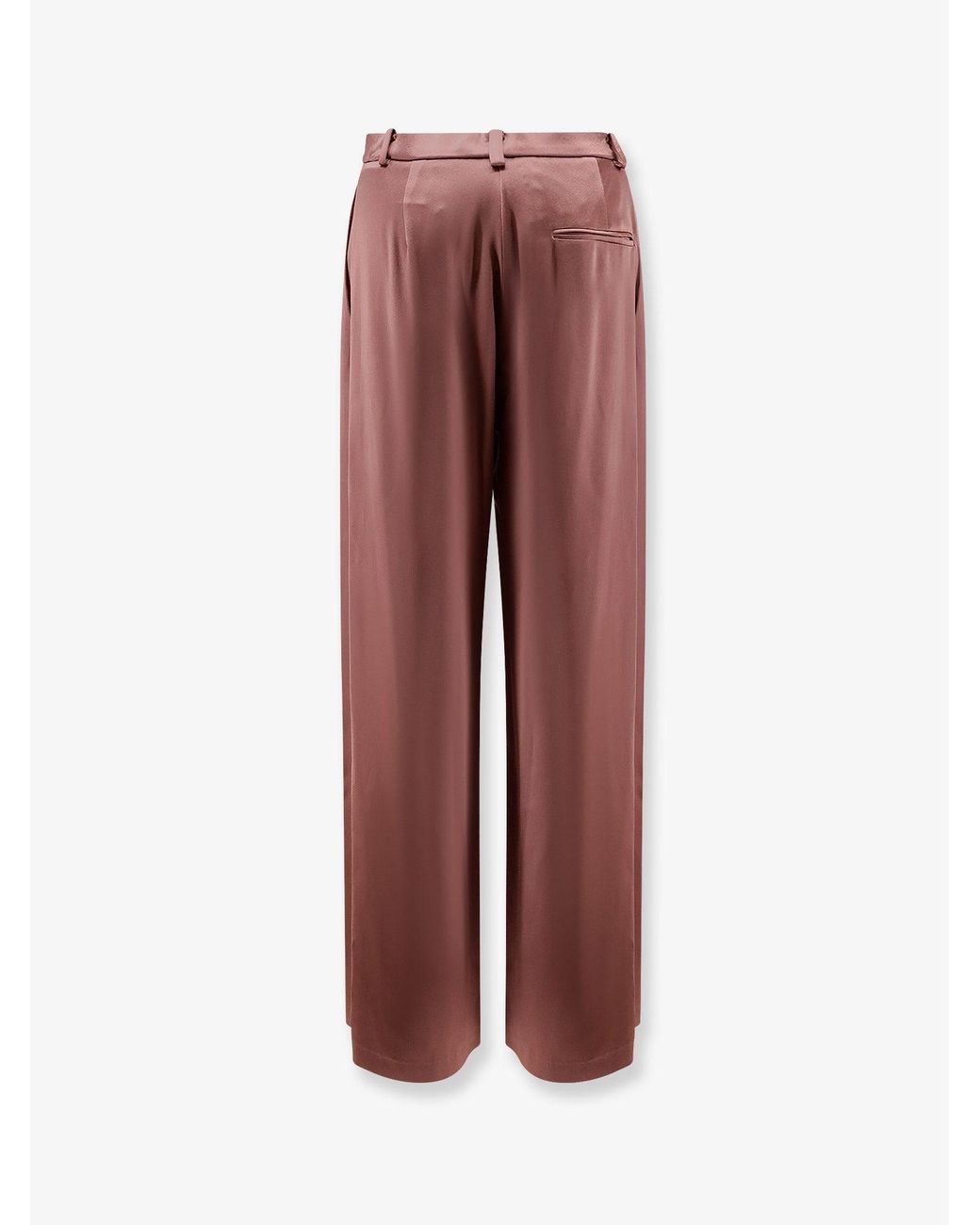 Alysi Pink Trousers Satin