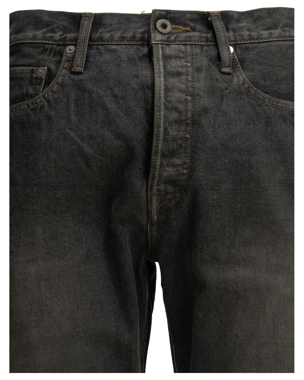 Kapital Gray 5P Monkey Cisco Studs Jeans for men