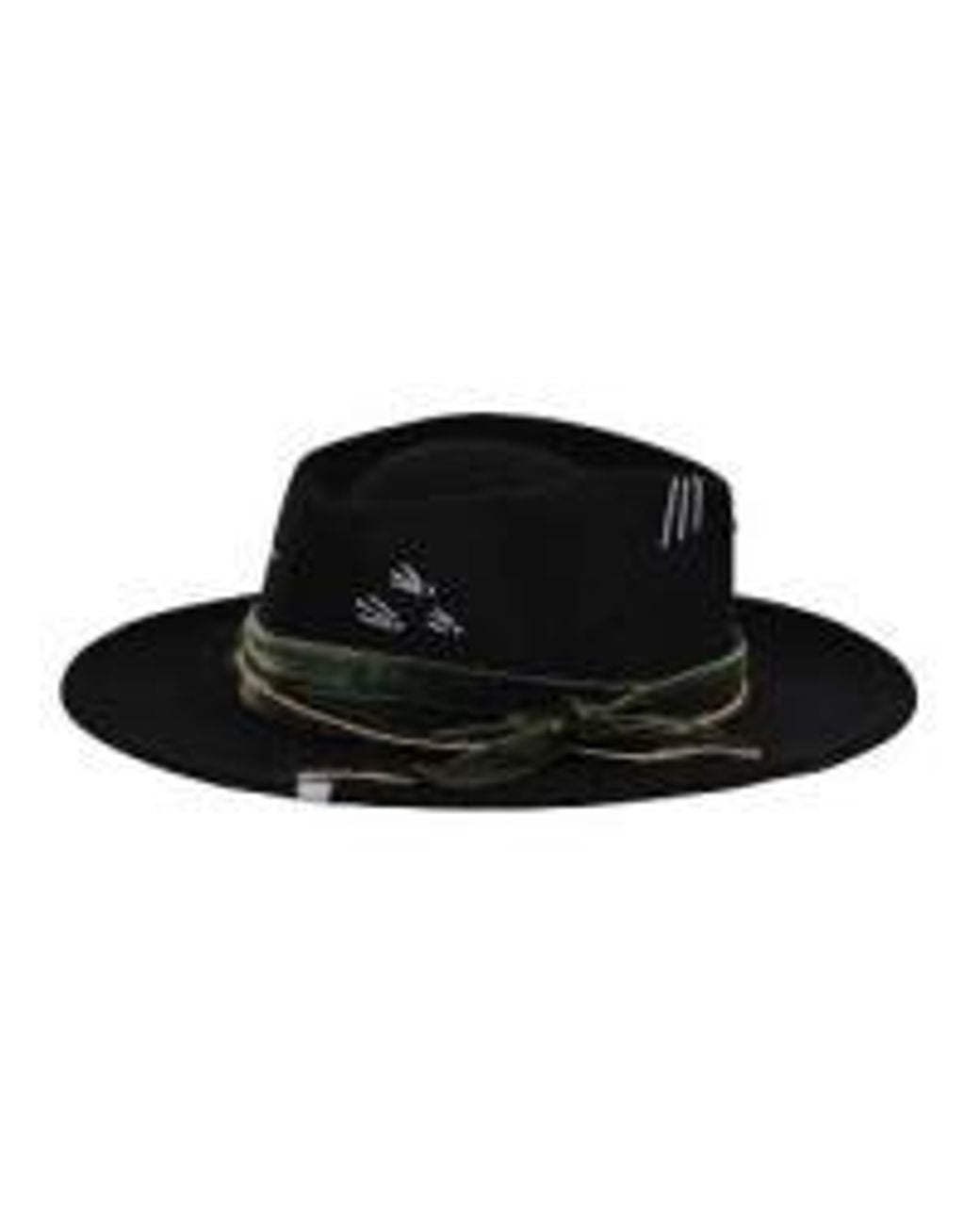 The Hat Gang Black Wool Hat for men