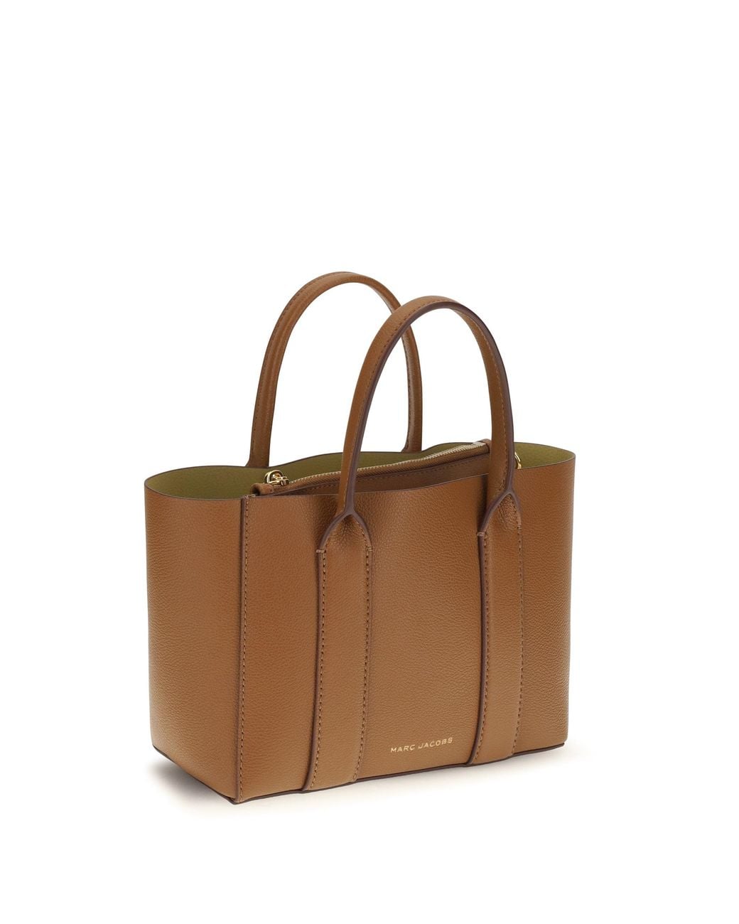 Marc Jacobs Brown Pop J The Small Work Tote Argan Oil